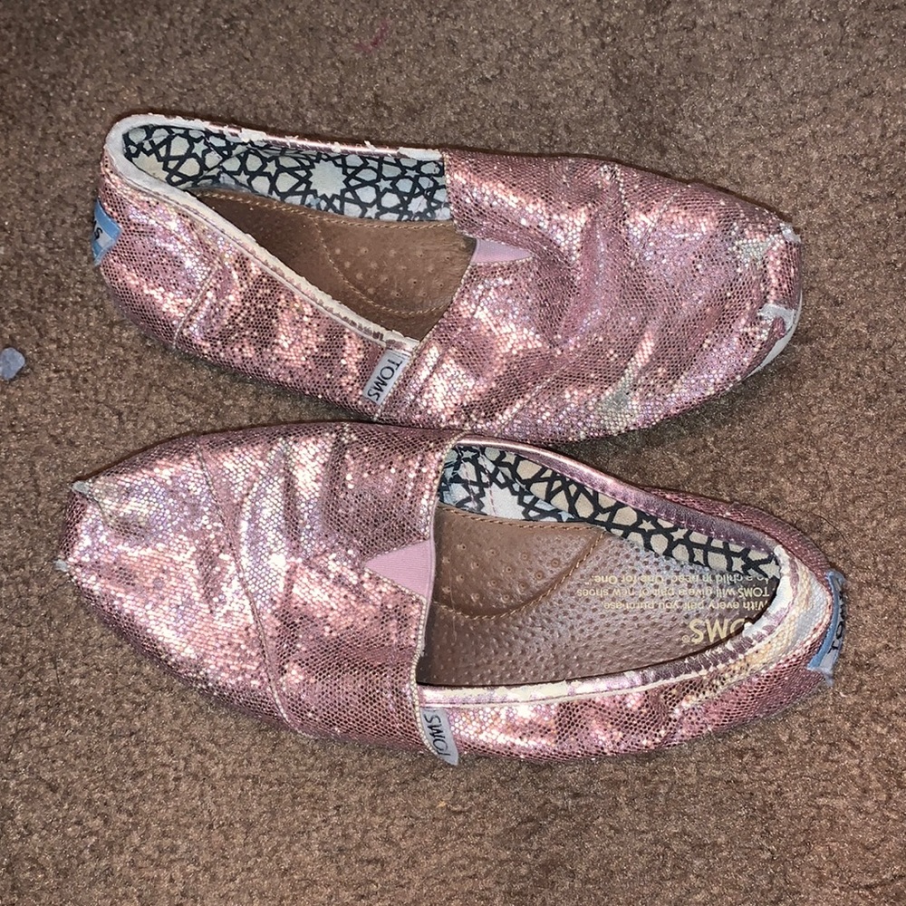 Toms pink sparkly
